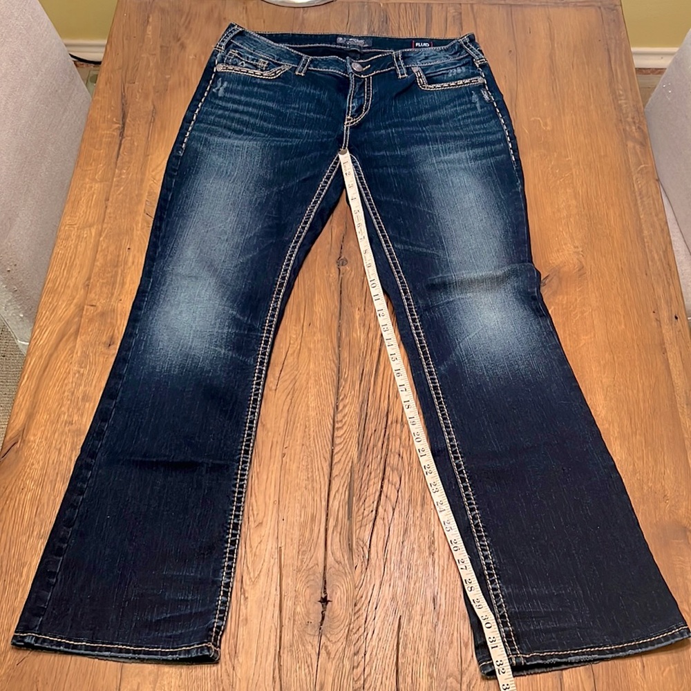 Silver Aiko Jean Size 34